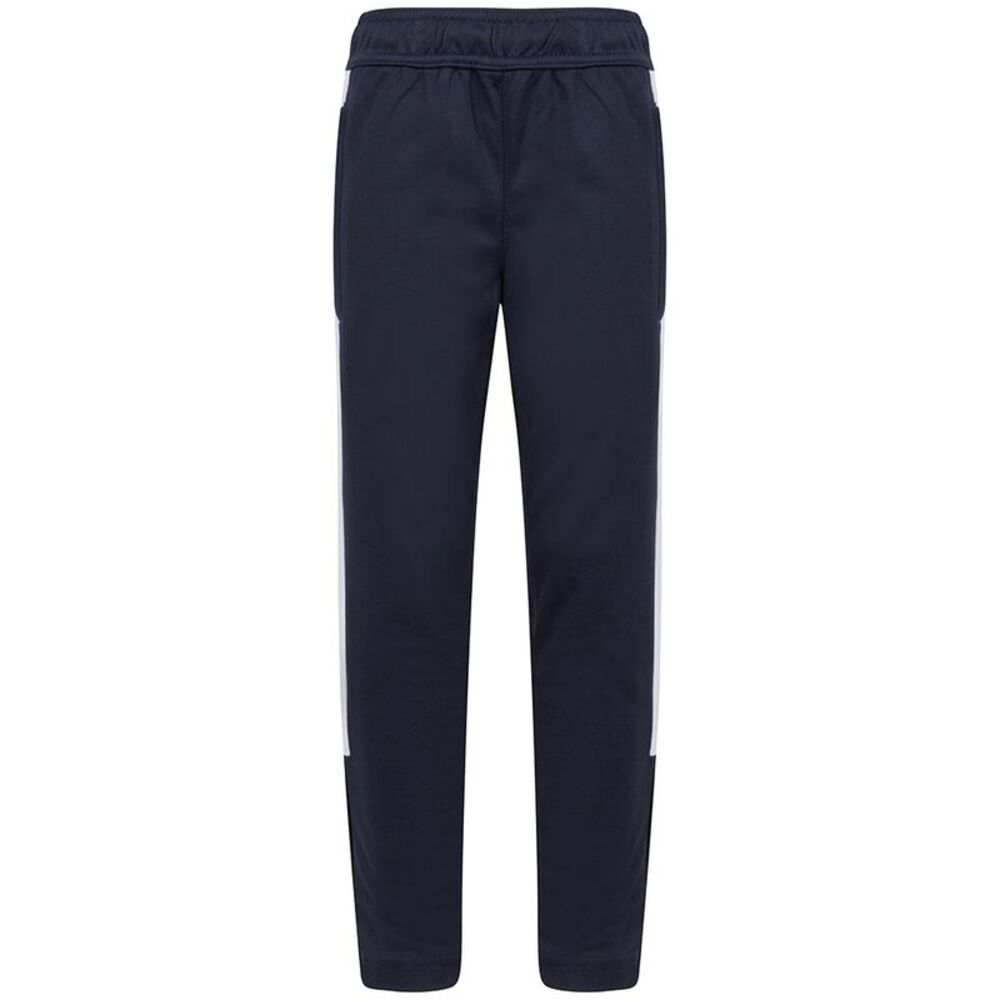 Finden & Hales Childrens/Kids Boys Knitted Tracksuit Pants / Navy/White